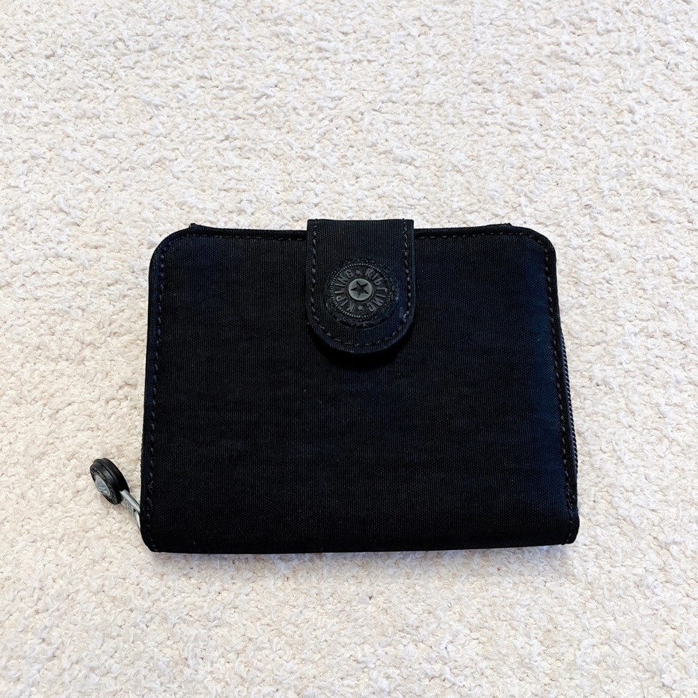 Kipling New Money Small Black Wallet